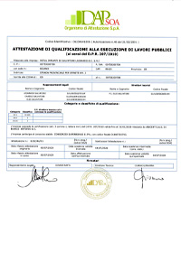 Attestato SOA